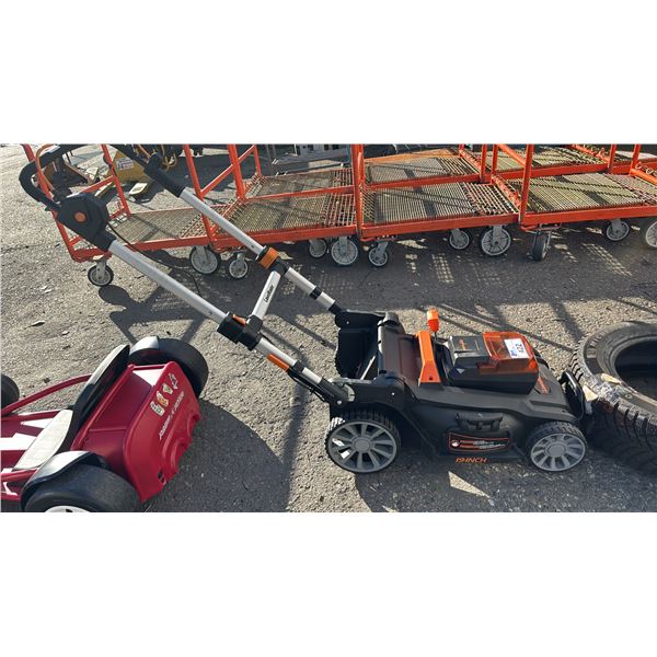 LAWNMASTER CORDLESS LAWNMOWER *NO BATTERY/NO CHARGER/*UNKNOWN WORKING CONDITION/MAY BE MISSING PARTS