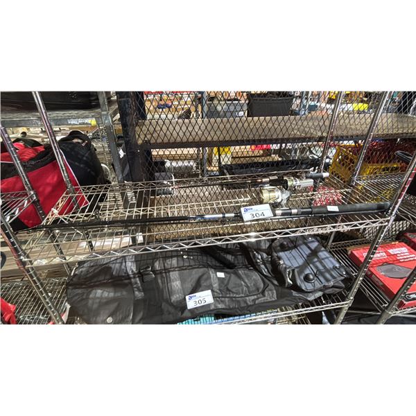 ASSORTED FISHING RODS WITH REELS