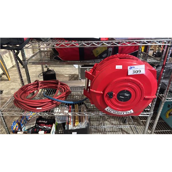 RED MACNAUGHT RETRACTA C1 SERIES COMPACT RETRACTABLE HOSE REEL