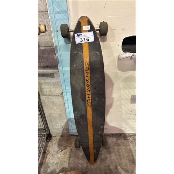 VINTAGE LANDYACHTZ LONGBOARD SKATEBOARD