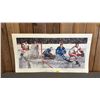 Image 1 : UNFRAMED SIGNED LIMITED EDITION 1992 "THE REBOUND" PRINT BY LES TAIT: APPROX. 34.5" X 18.5"