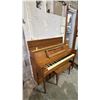 Image 3 : HEINTZMAN VERTICAL GRAND PIANO WITH BENCH: CIRCA 1971