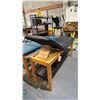 Image 2 : WOODEN EXAMINATION TABLE WITH ADJUSTABLE HEAD/BACK SECTION