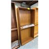 Image 2 : WOOD 6-TIER STORAGE SHELF: APPROX. 75"T X 35"W X 11.5" D