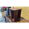 Image 2 : STAPLES SHREDDER, (2) SOAPSTONE BLOCKS, TABLE LAMP & TABLETOP WOOD CD CAROUSEL