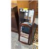 Image 1 : (2) WOOD FRAMED WALL MIRRORS: LARGEST IS APPROX. 39" X 16"