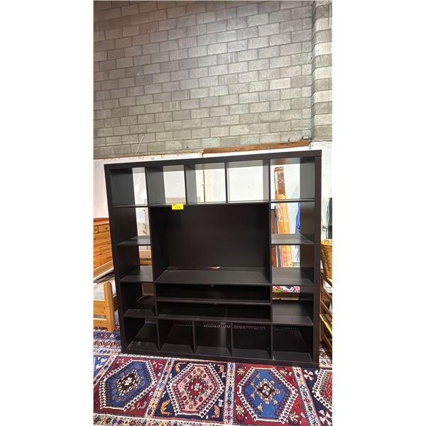 IKEA EXPEDIT TV CONSOLE/STORAGE UNIT: APPROX. 72.75  X 72.75 