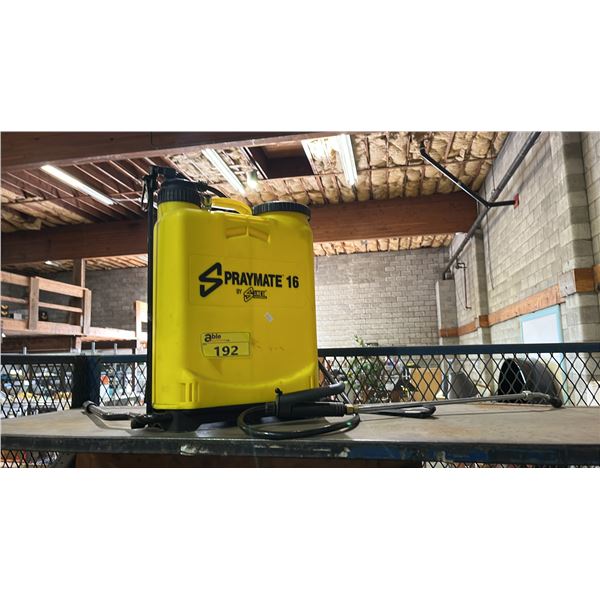 SANEX SPRAYMATE 16 BACKPACK PRESSURE SPRAYER