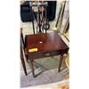 Image 1 : WOOD DROP LEAF SIDE TABLE