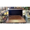 Image 2 : VINTAGE  WOOD SLANT FRONT SECRETARY DESK