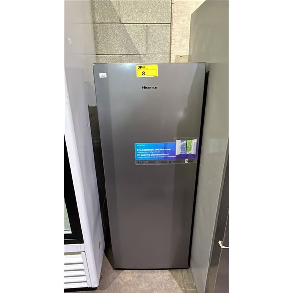 HISENSE 22  W STAINLESS STEEL SWING DOOR CONVERTIBLE FRIDGE/FREEZER *DIGITAL DISPLAY DOES NOT WORK*