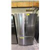 Image 1 : FRIGIDAIRE 36" W STAINLESS STEEL FRENCH DOOR FRIDGE W/ BOTTOM FREEZER DRAWER *NOT WORKING PROPERLY*
