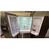 Image 2 : FRIGIDAIRE 36" W STAINLESS STEEL FRENCH DOOR FRIDGE W/ BOTTOM FREEZER DRAWER *NOT WORKING PROPERLY*