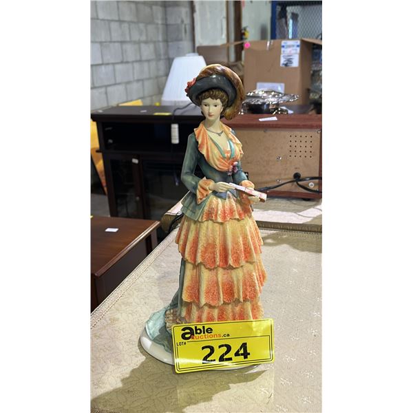 11.5  TALL VICTORIAN LADY FIGURINE