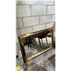 Image 1 : GILT FRAMED WALL MIRROR: APPROX. 41.5" X 30.5"