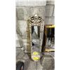 Image 1 : NORROW ORNATE FRAMED MIRROR WITH BOTTOM SHELF: APPROX. 41" X 9.5"