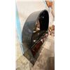 Image 3 : HENREDON SCENE THREE KING SIZE WALNUT BURL BLACK LAQUERED STORAGE HEADBOARD W/ ILLUMINATED ARCHED