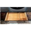 Image 3 : HENREDON SCENE THREE 9 DRAWER WALNUT BURL BLACK LACQUERED DRESSER