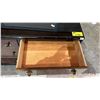 Image 4 : HENREDON SCENE THREE 9 DRAWER WALNUT BURL BLACK LACQUERED DRESSER