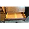 Image 3 : VINTAGE MCM DANISH TEAK DROP-FRONT SECRETARY DESK WITH 3 DRAWERS
