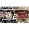 Image 1 : DESK FAN, VORNADO HEATER & RED METAL TOOL BOX WITH CONTENTS