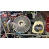 Image 3 : DESK FAN, VORNADO HEATER & RED METAL TOOL BOX WITH CONTENTS