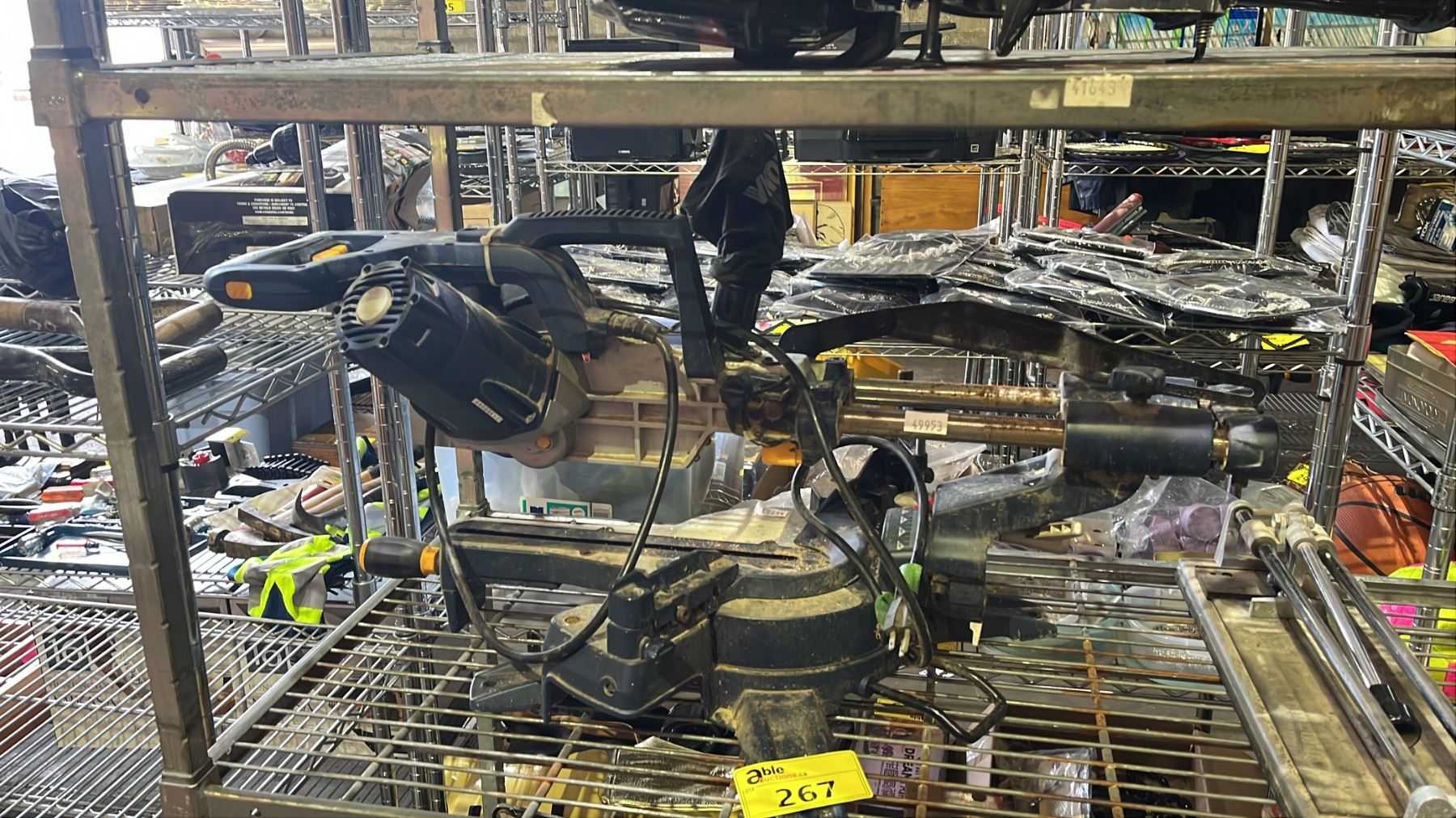 RONA SLIDING COMPOUND MITER SAW & RONA MANUAL TILE CUTTER - Able Auctions
