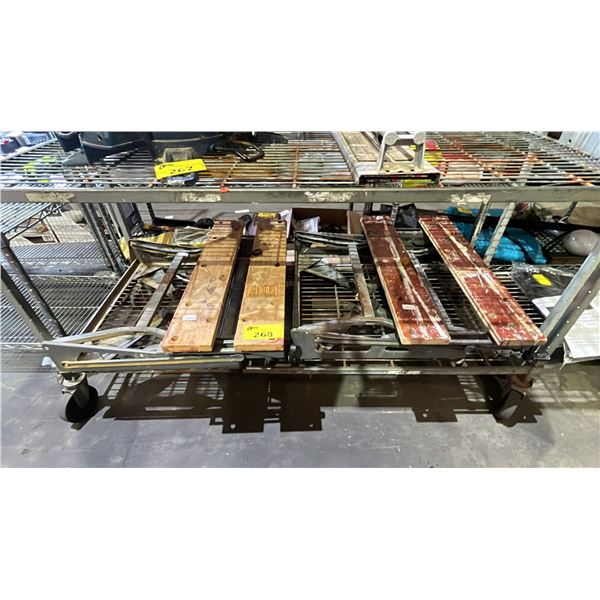 (2) FOLDING WORKBENCHES