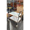 Image 4 : BAMBOO SIDE TABLE, WICKER BASKET, WICKER CHAIR, WOOD 4-TIER SHELF & MOBILE UTILITY CART