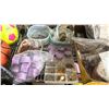 Image 2 : SHELF OF ASSORTED FASHION JEWELRY, RING BOXES, JEWELRY FINDINGS & MORE