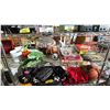 Image 2 : SCRABBLE, MONOPLY, OPENED 1000 PC PUZZLE, FAUX PLANTS, PLANT POTS, AQUARIUM SHIP DECOR & MORE