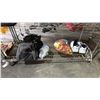Image 1 : TELUS DUFFEL BAG, EASTON BASEBALL MITT & 2 BASEBALLS, PAIR OF WILSON RUNNING SHOES (SIZE UNKNOWN) &