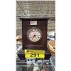Image 3 : OVERSIZE CERAMIC DECANTER, BATTERY OPERATED MANTLE CLOCK & STACK OF GILT CHARGER PLATES