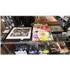 Image 1 : SHELF OF ASSORTED FRAMED & UNFRAMED ART