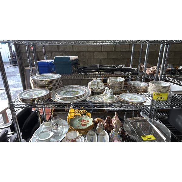 74 PIECES OF ROYAL ALBERT  SILVER BIRCH  BONE CHINA