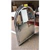 Image 2 : FRAMED ARCHED WALL MIRROR: APPROX. 37" X 29"