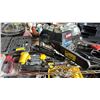 Image 3 : SHELF OF STANLEY T-HANDLE RATCHET POWER KEY SET, RYOBI CORDLESS CHAINSAW (NO BATTERY), B&D DRILL IN