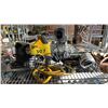 Image 3 : WORKLIGHTS, LEATHER TOOL BAG, HAND SAW, CROWBARS & MORE