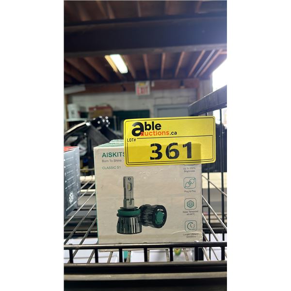 (2) *NEW IN SEALED BOXES* AISKITS CLASSIC SI HEADLIGHT BULB 2-PACKS