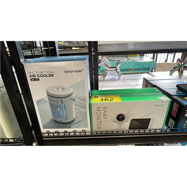 *NEW* TIPTOP HOME BK-20 MULTIFUNCTIONAL AIR COOLER & (2) YOTON BABY MONITORS