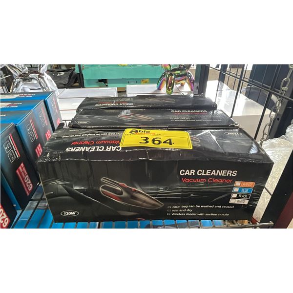 (3) CAR CLEANERS VACUUM CLEANERS