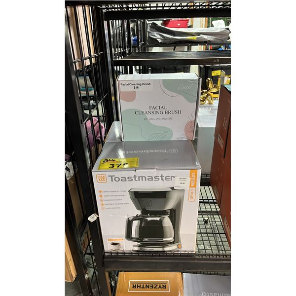 *NEW* FACIAL CLEANSING BRUSH & (2) TOASTMASTER 12-CUP COFFEEMAKERS