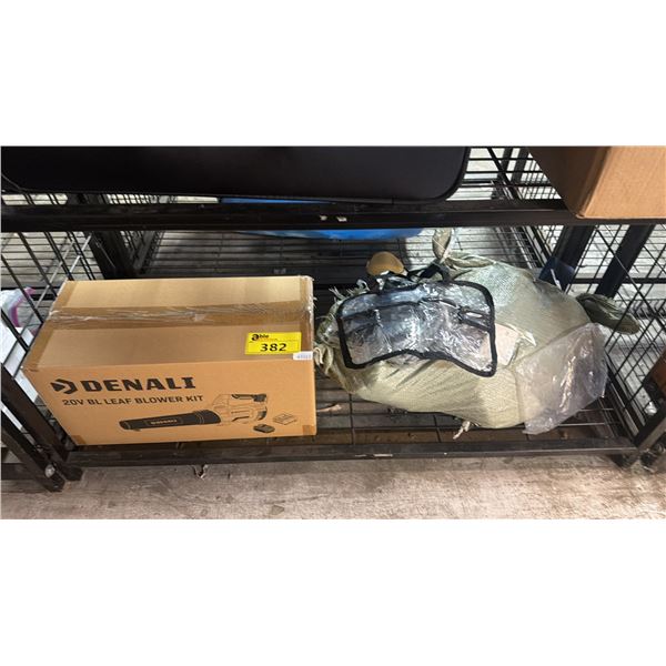DENALI LEAF BLOWER KIT & TRANSPARENT PVC COSMETICS BAGS