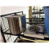 Image 2 : LARGE TOTE WITH LID, STAINLESS STEEL STOCK POT & WEDDING FRAME