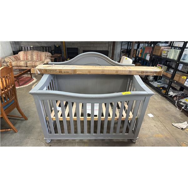 CARAMIA WOOD COVERTIBLE CRIB WITH EXTENSION KIT