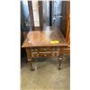 Image 2 : VINTAGE SPANISH REVIVAL STYLE WOOD END TABLE