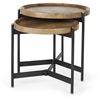 Image 1 : *NEW READY TO ASSEMBLE* MERCANA MARQUISA 2 PIECE NESTING TABLES