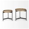 Image 2 : *NEW READY TO ASSEMBLE* MERCANA MARQUISA 2 PIECE NESTING TABLES