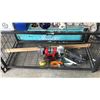 Image 1 : 6" BENCH GRINDER, FOOD PROCESSOR BLADES, LARGE BALL JOINT SOCKET & MORE