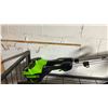 Image 4 : GREENWORKS PRO CORDLESS BLOWER & 2 GREENWORKS PRO CORDLESS WEED TRIMMERS WITH BATTERIES